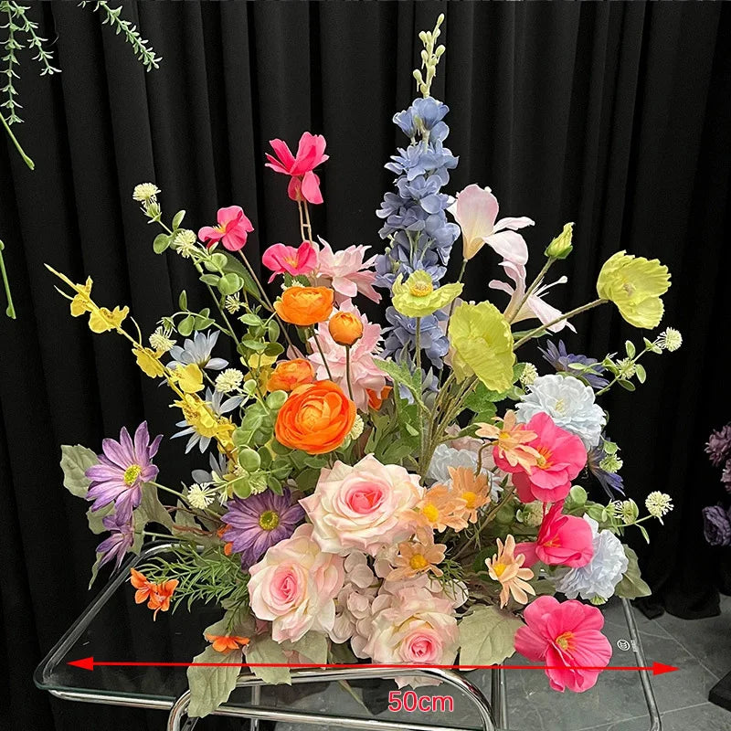 Monet Garden Flower Runner