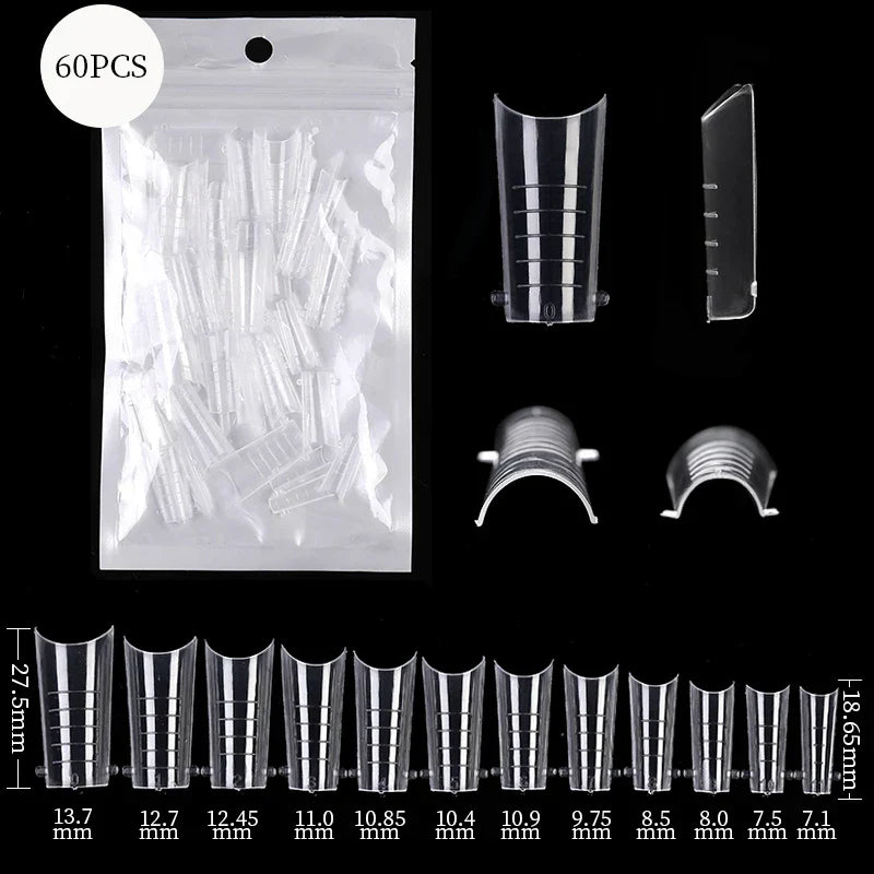 100Pcs Full Cover Nail Tips