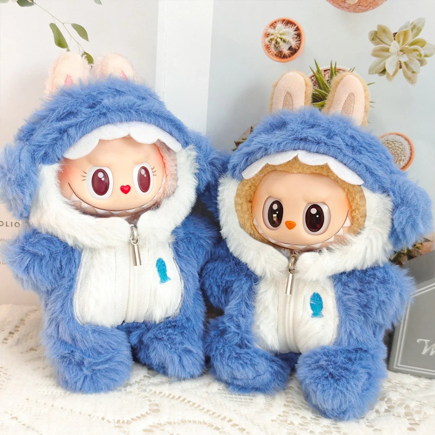 Kawaii Shark Labubu Onesie