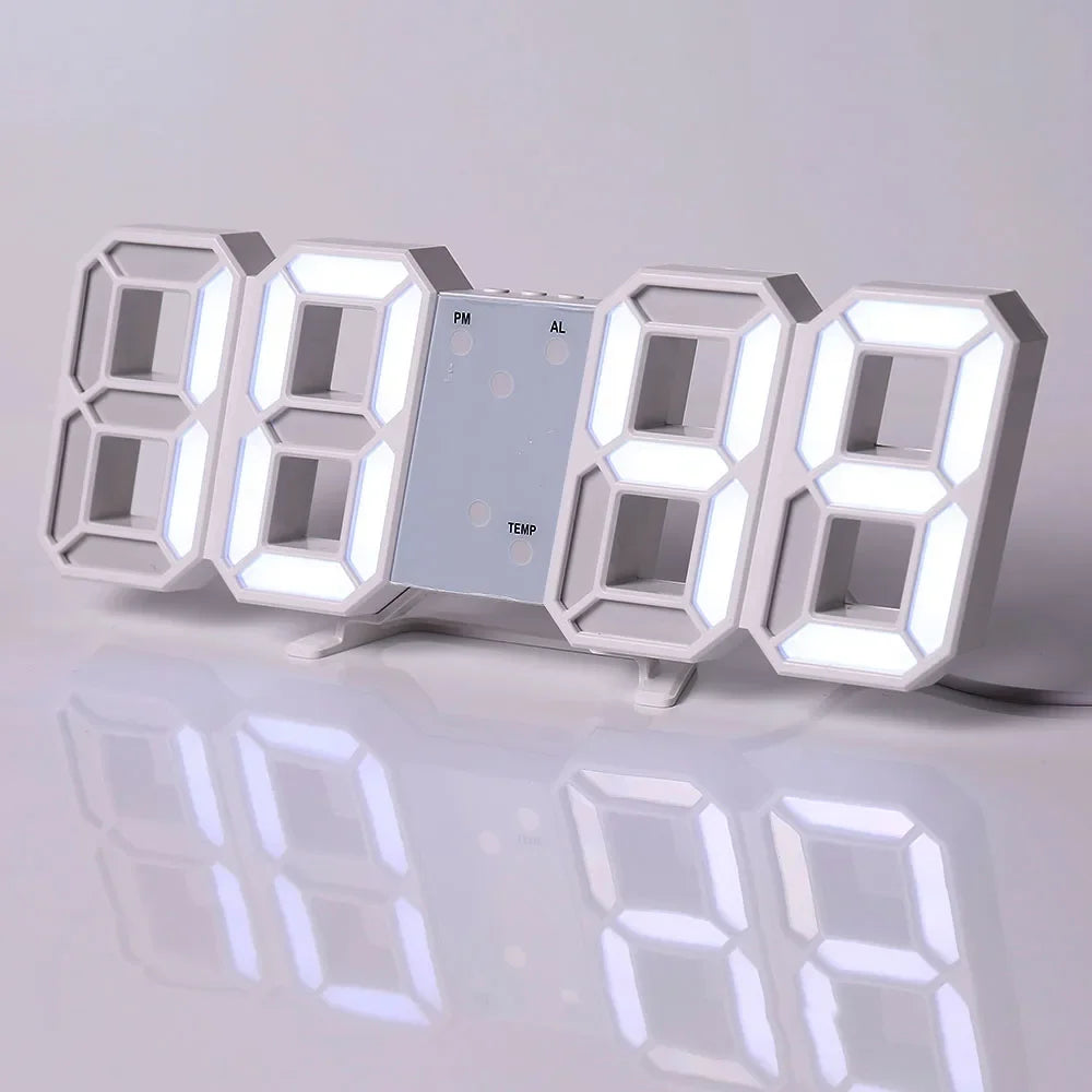 Modern 3D LED Wall Clock