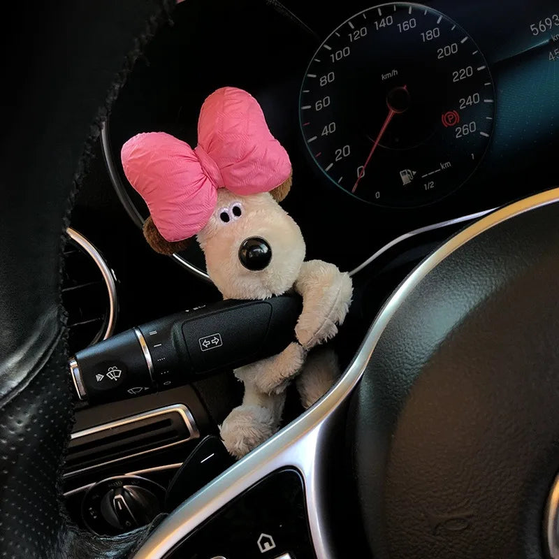 Plush Puppy Car Wiper Ornament