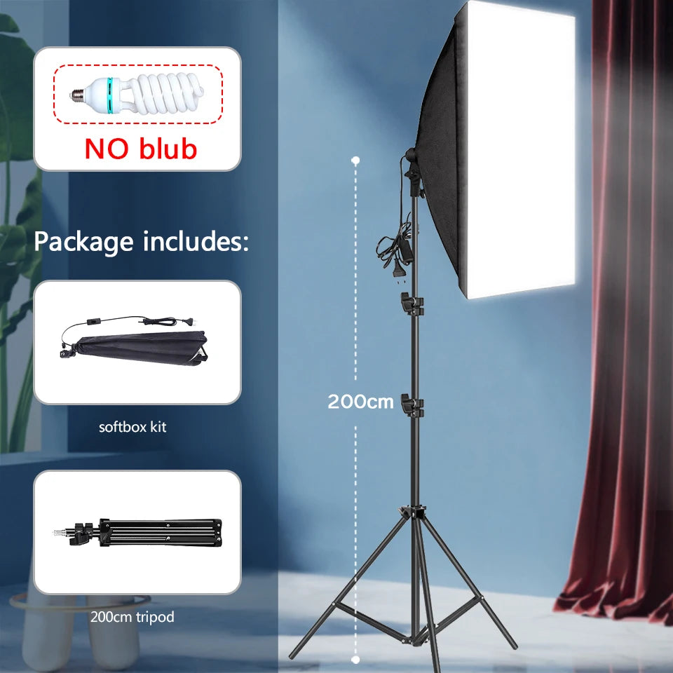 Softbox Photography Lighting Kit