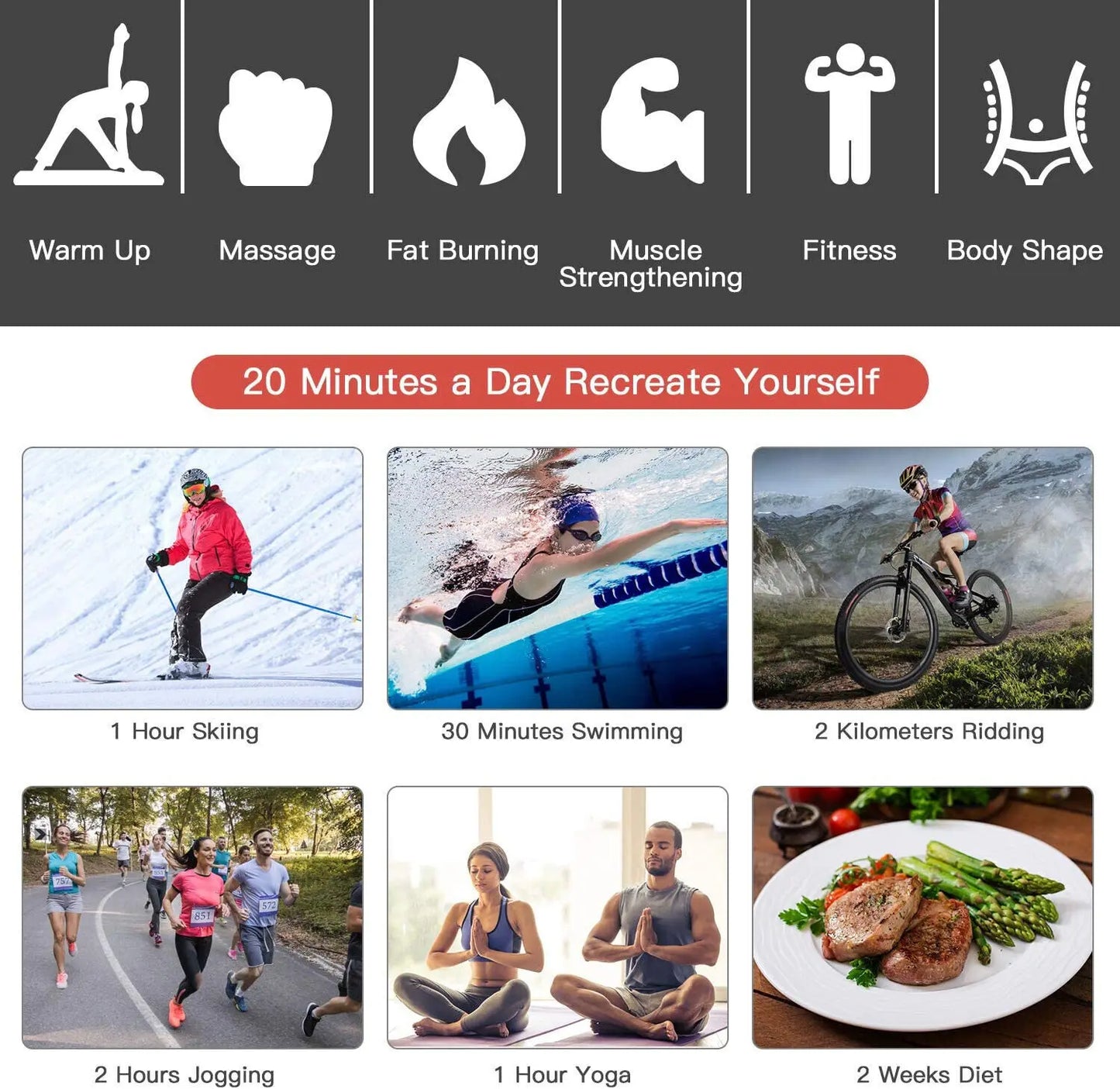 Wireless EMS Muscle Stimulator