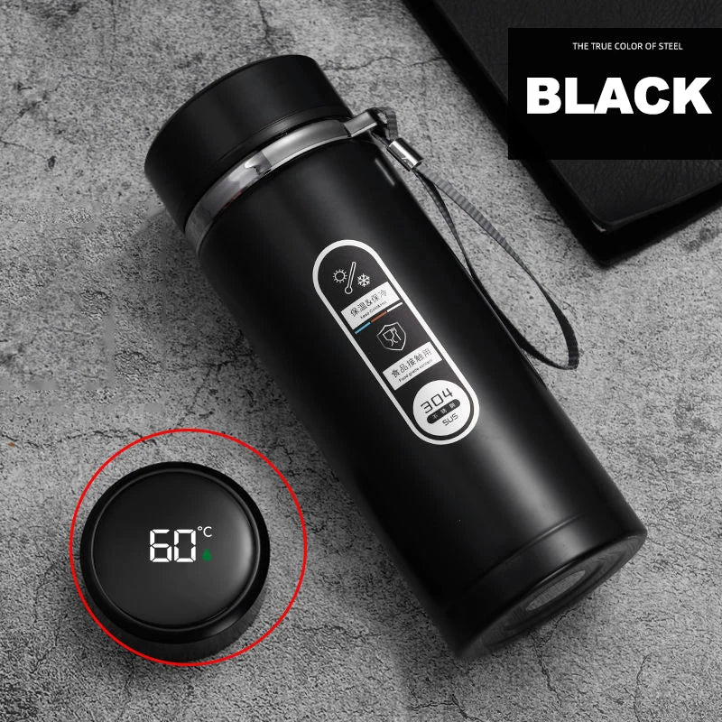 LED Stainless Steel Water Bottle