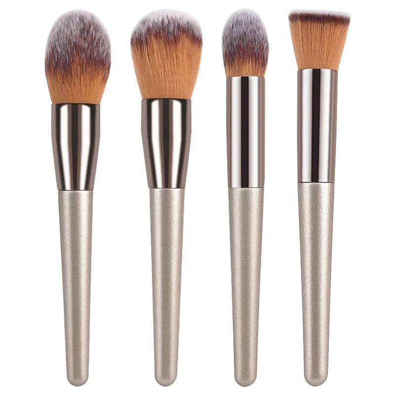 Luxury Hot Champagne Makeup Brush Set