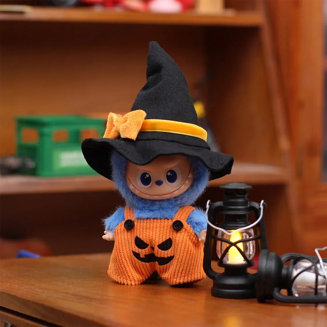 Labubu Halloween Orange Outfit Set