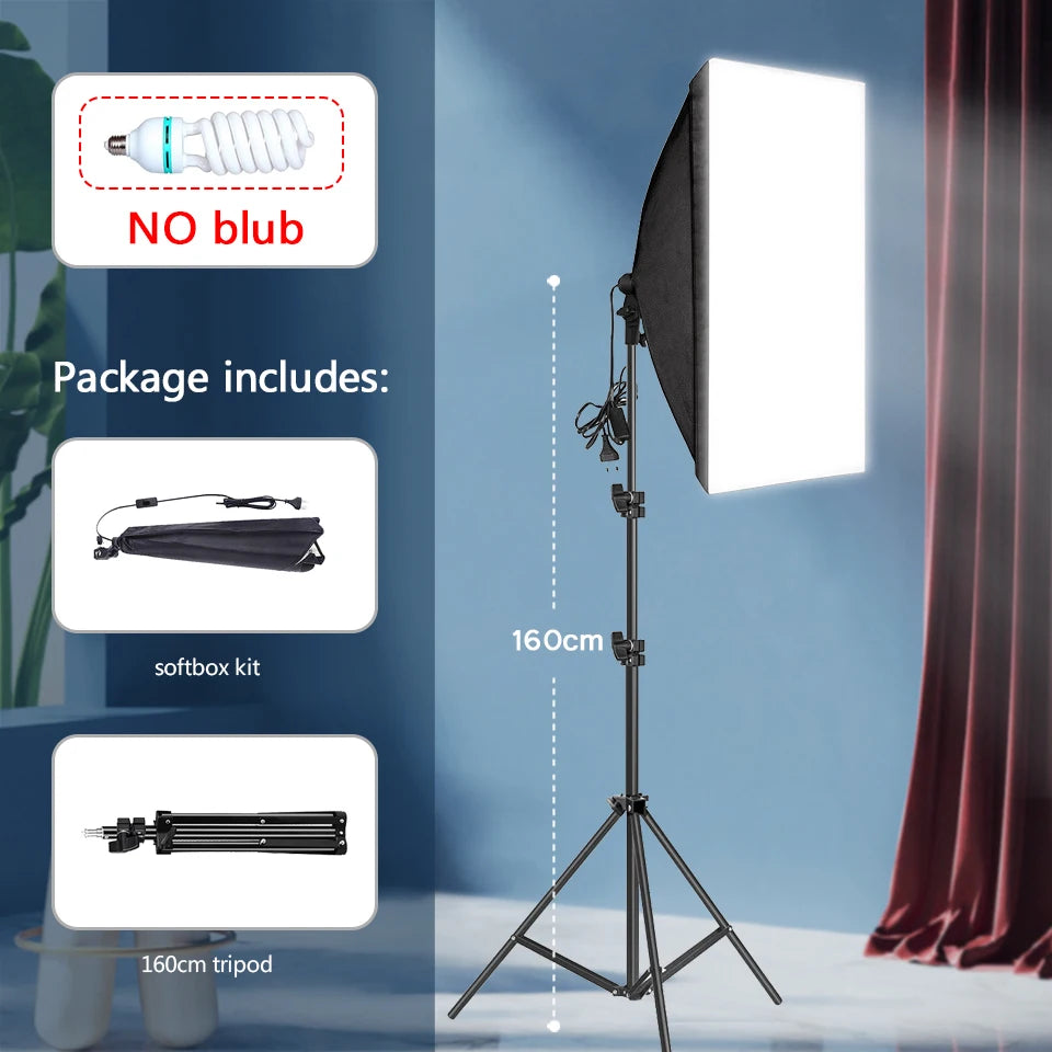 Professional Softbox Lighting Kit
