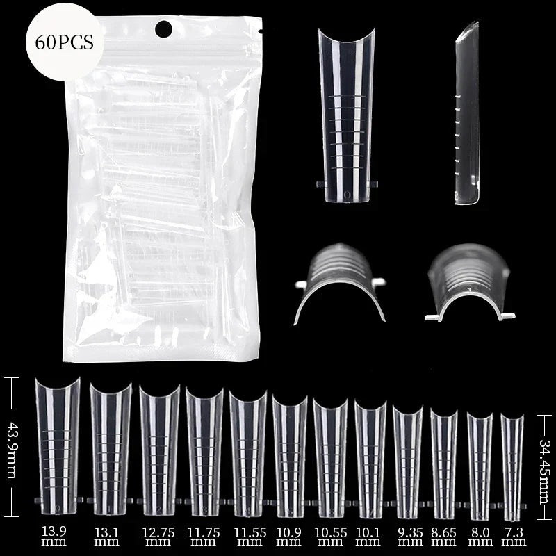 100Pcs Full Cover Nail Tips