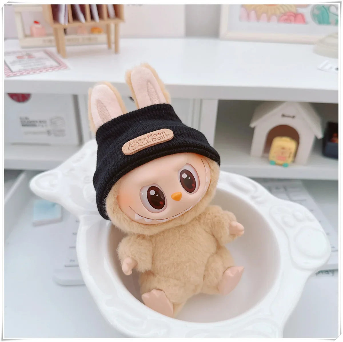 BULINBULIN Labubu Hoodie Pendant Outfit Set