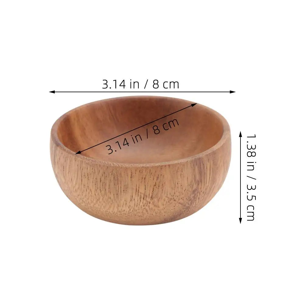 Wooden Lunch and Salad Plates