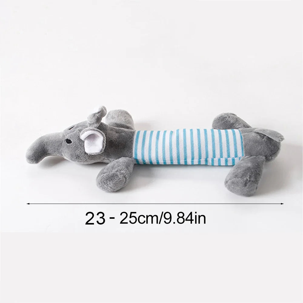 YOUSE Plush Animal Squeaky Pet Toy