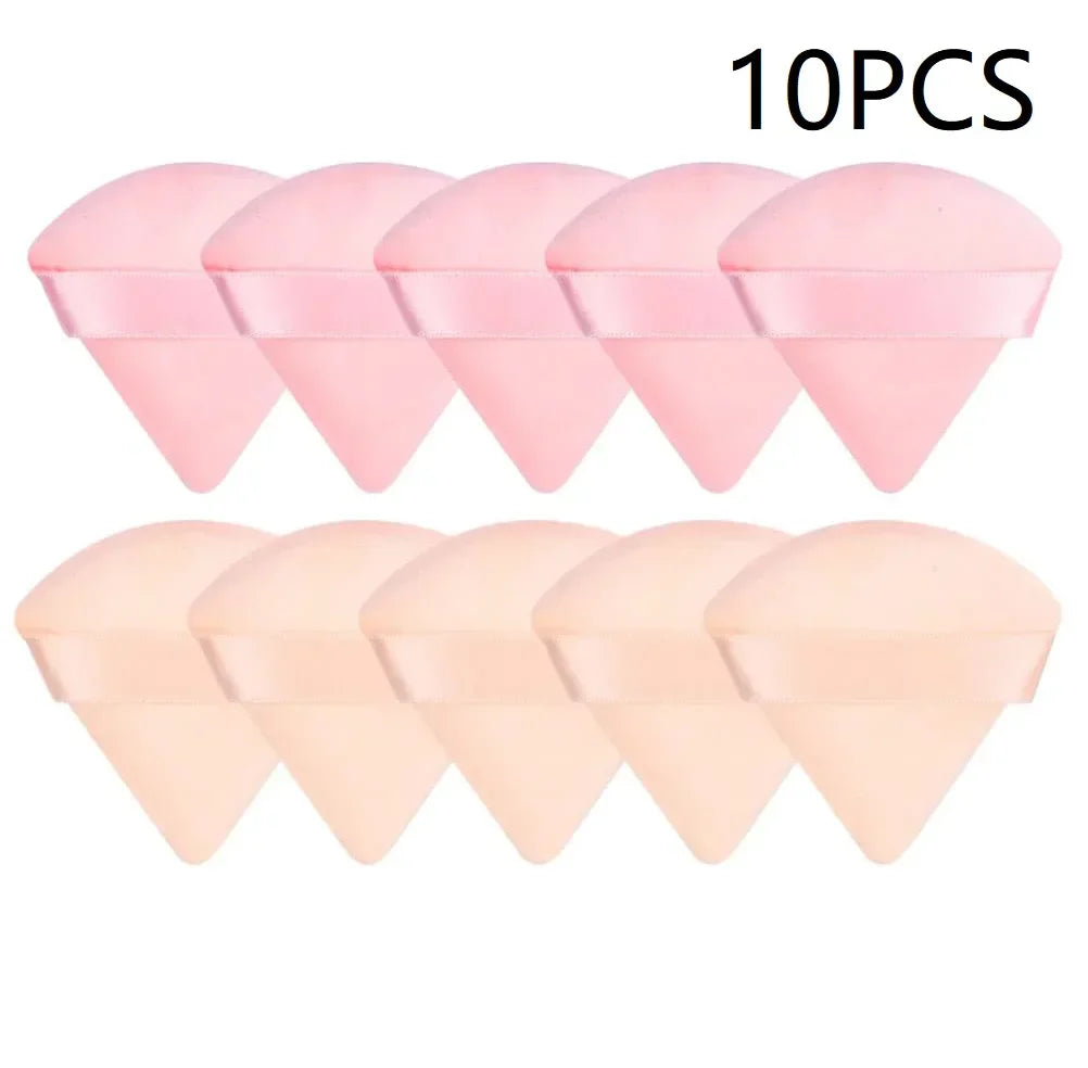 10PCS Triangle Makeup Sponge Set