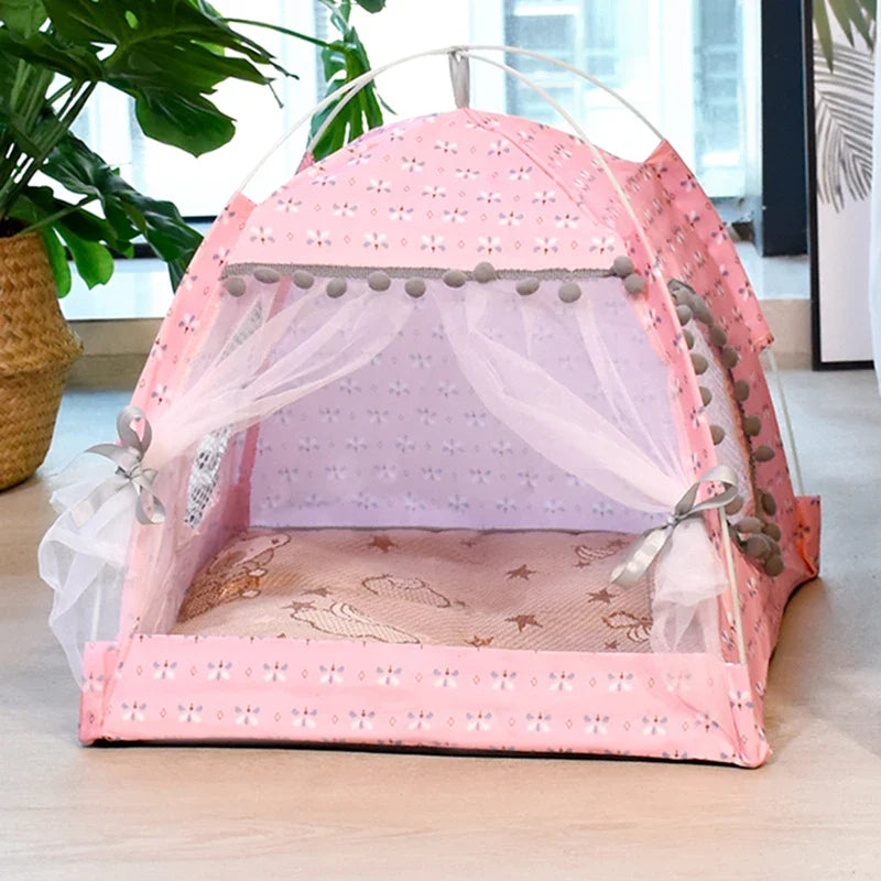 booteely Cat & Dog Flower Tent