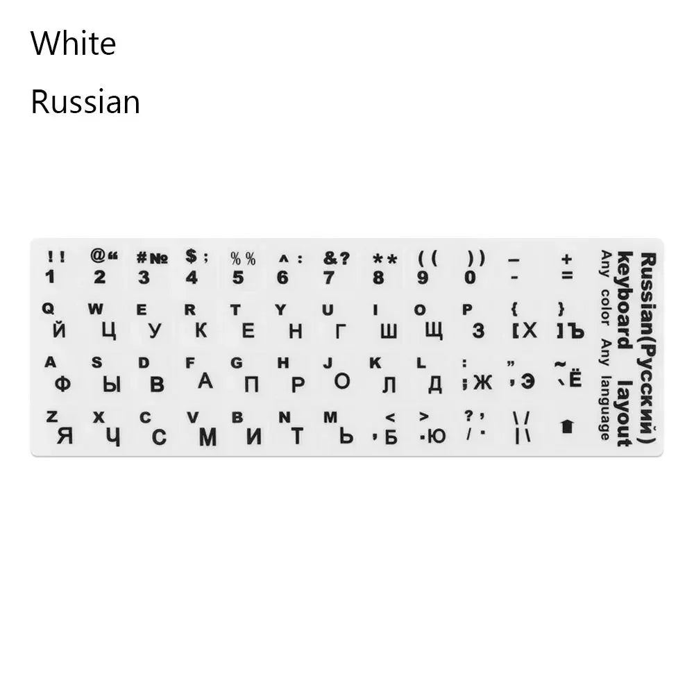 Multi-Language Keyboard Sticker Set