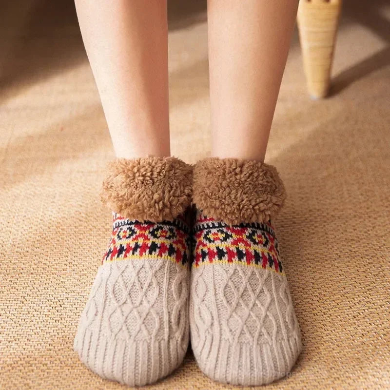Women’s Fleece Slipper Socks