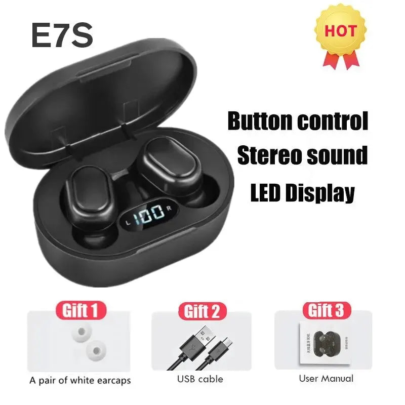 E7S TWS Wireless Bluetooth Earphones