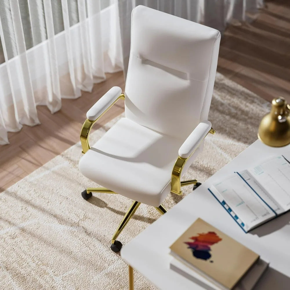 White Gold Executive Office Chair