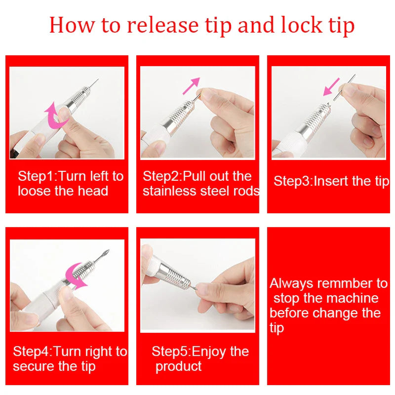 High-Speed Electric Nail Drill