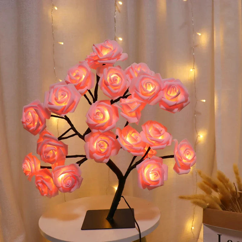 SHENZHITECH LED Rose Table Lamp