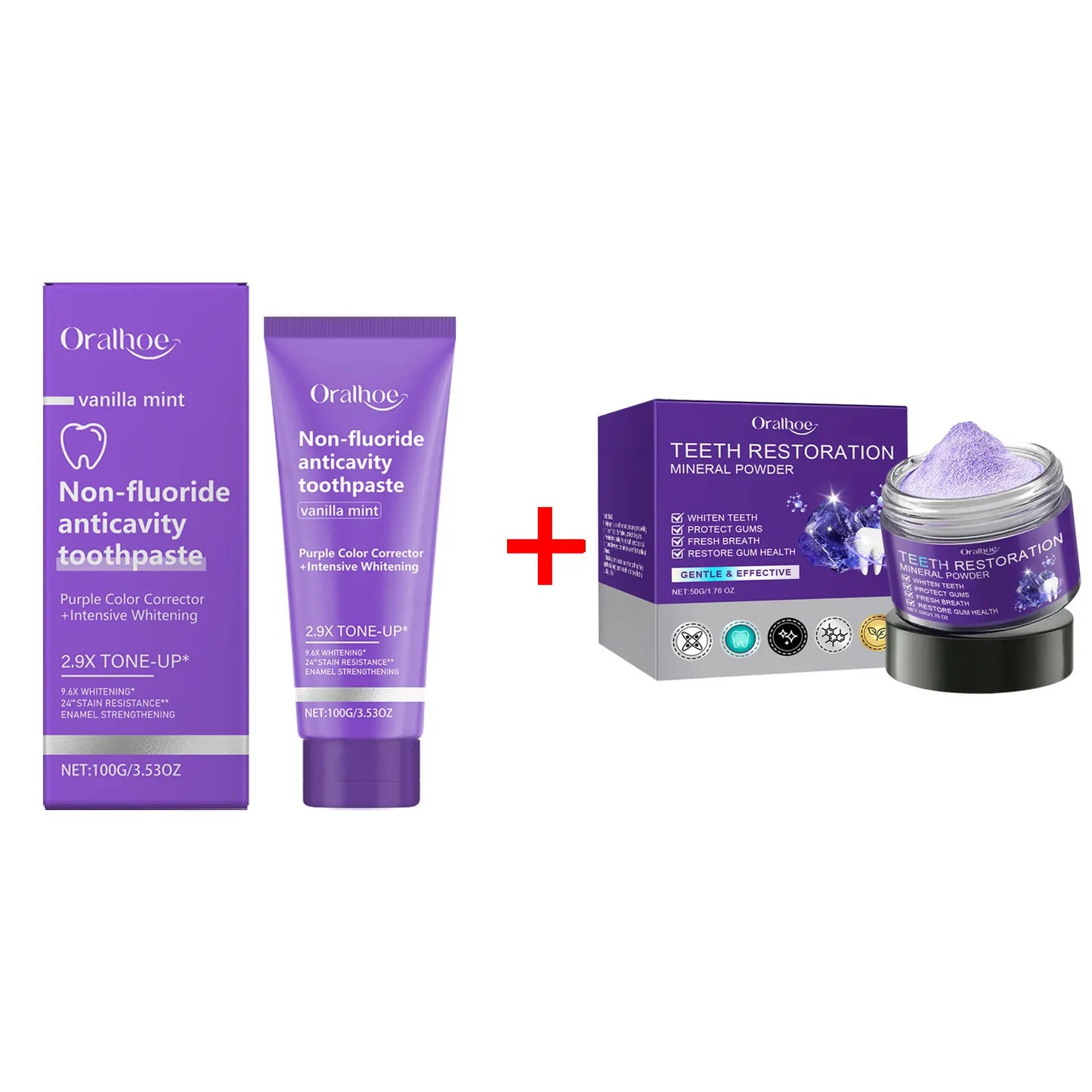 Teeth Restoration Whitening Mineral Powder