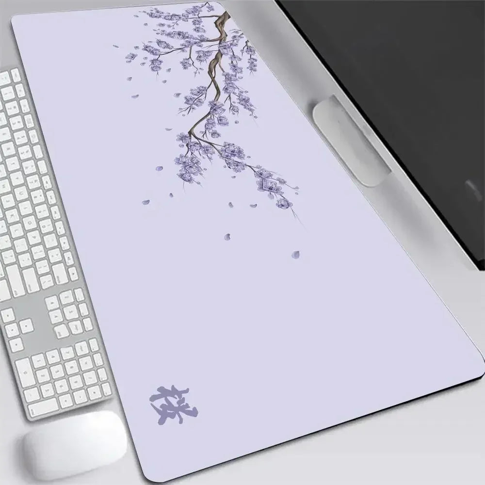 XGZ Sakura Gray Gaming Mouse Pad