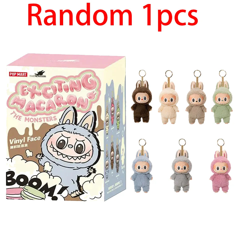 Labubu Macaron PVC Blind Box Keychain