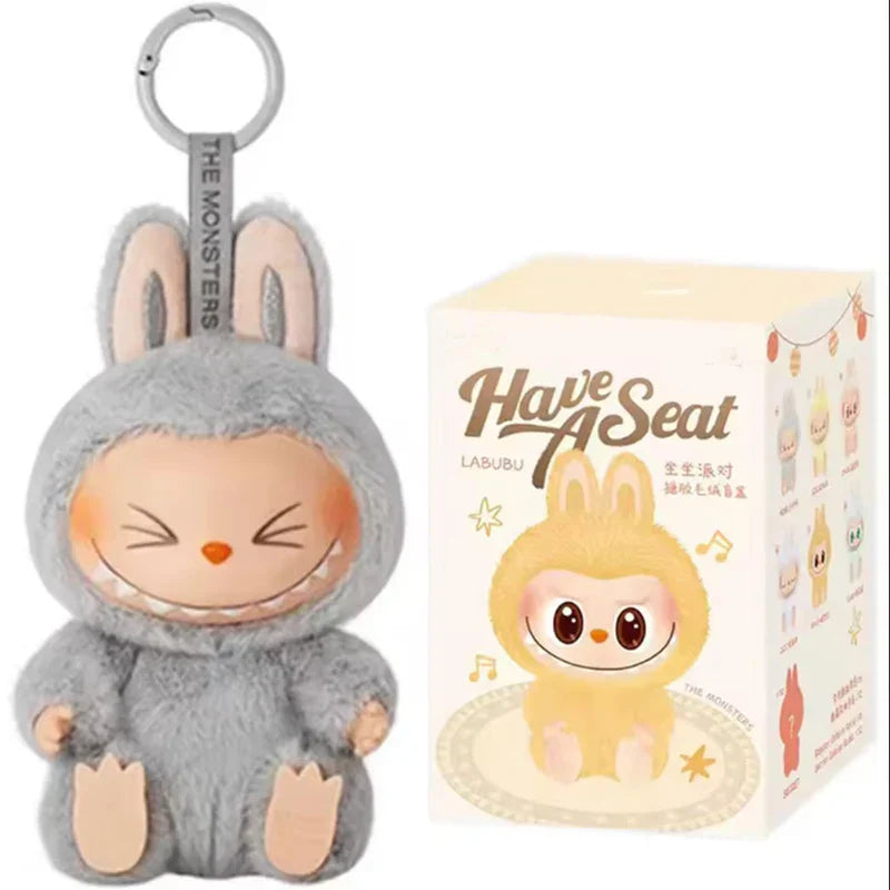 Hot Labubu Anime Figure Blind Box Have A Seat Pendant