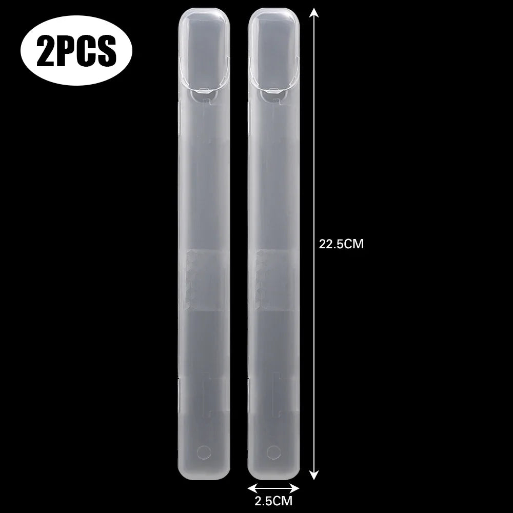 Portable Transparent Brush Storage Set