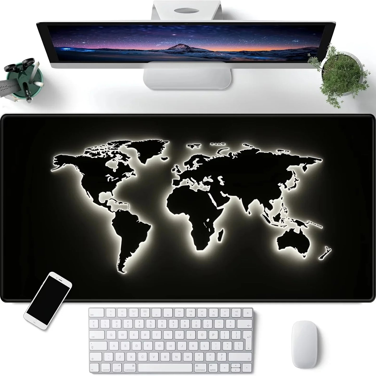XGZ World Map Gaming Mousepad