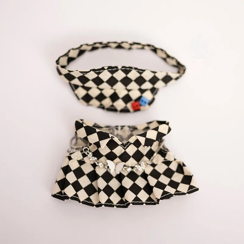 Yoocour Labubu Checkerboard Tennis Outfit