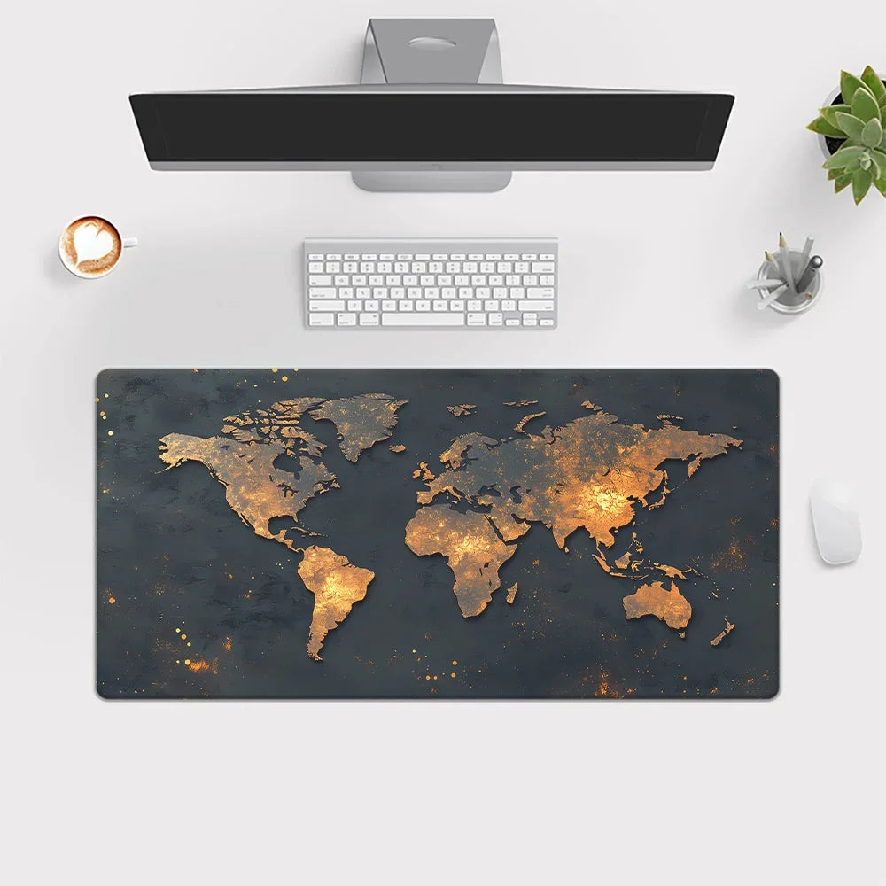 XGZ World Map Gaming Mousepad