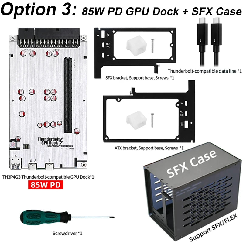 Caturda TH3P4G3 85W GPU Dock