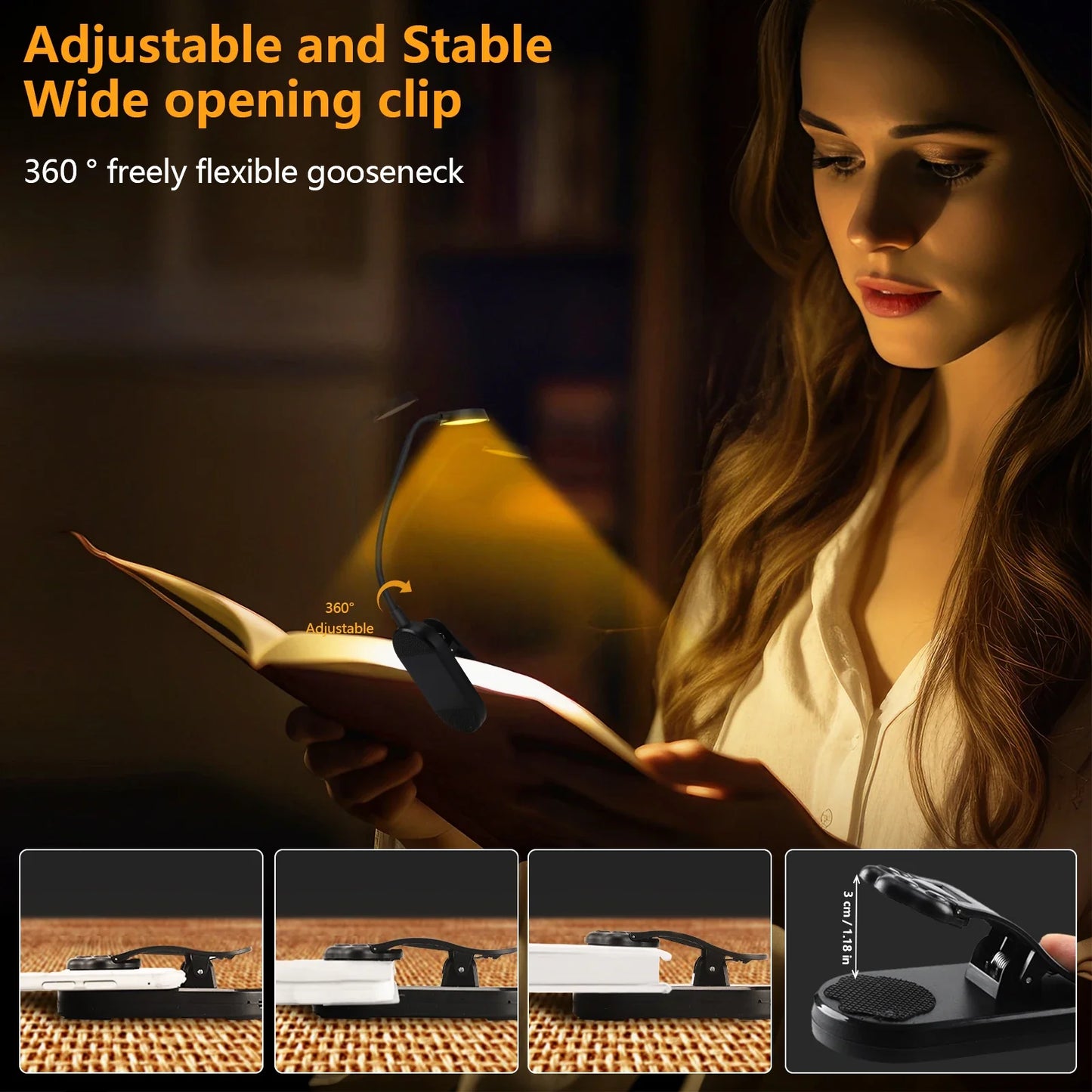 Foldable Wireless LED Desk Lamp