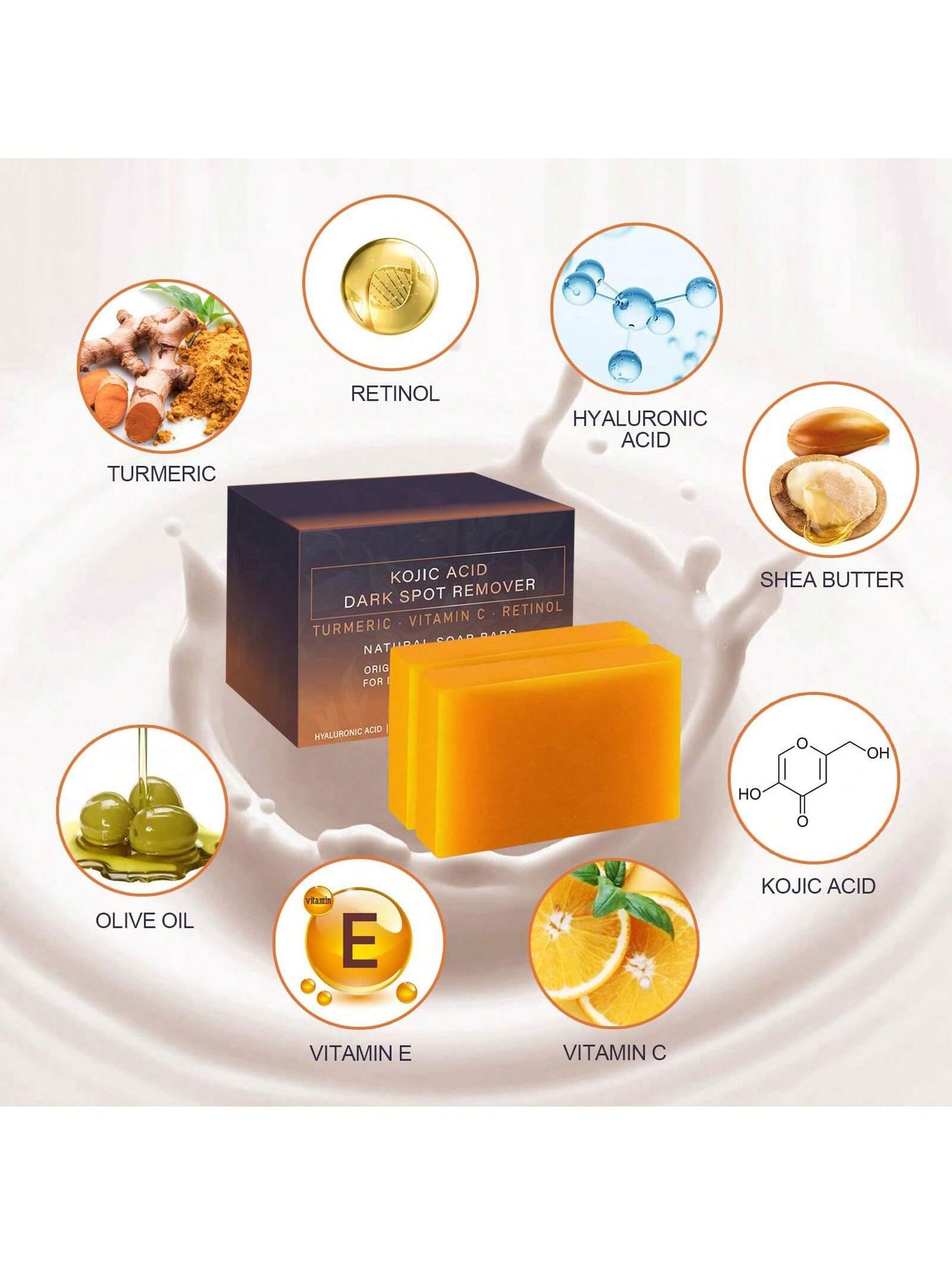 UCANBE Kojic Turmeric Soap