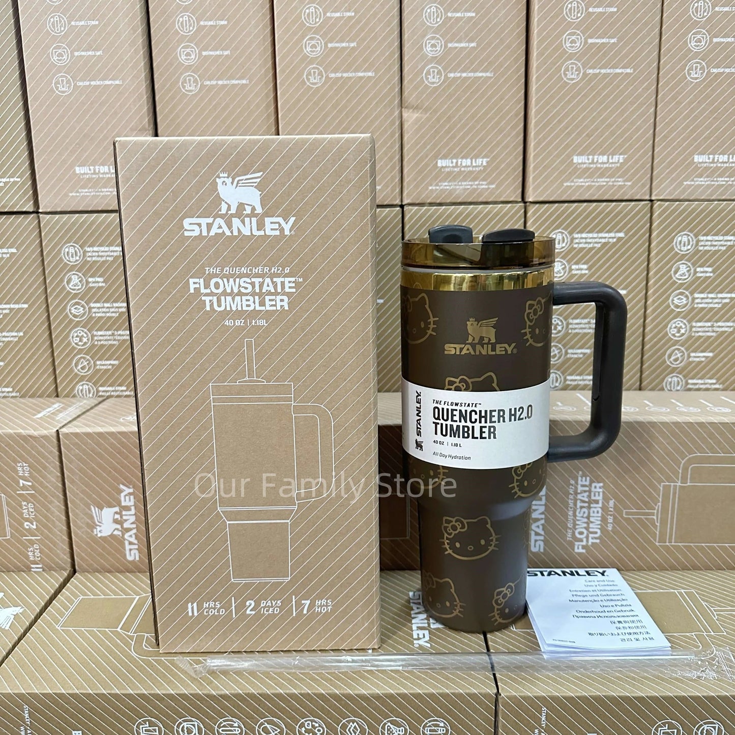 Stanley Quencher H2.0 Tumbler - Cat Coffee