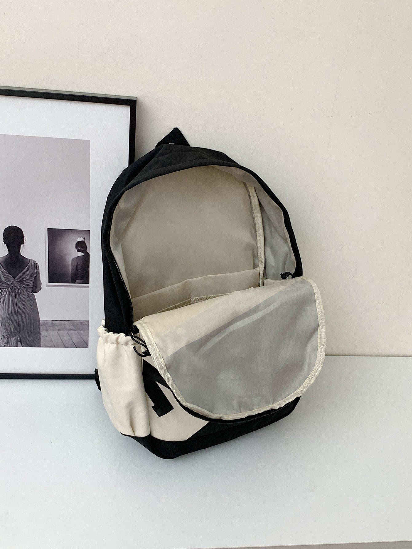 Color Block School Backpack