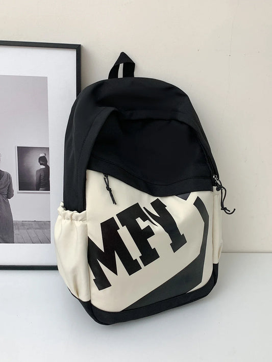 Color Block School Backpack