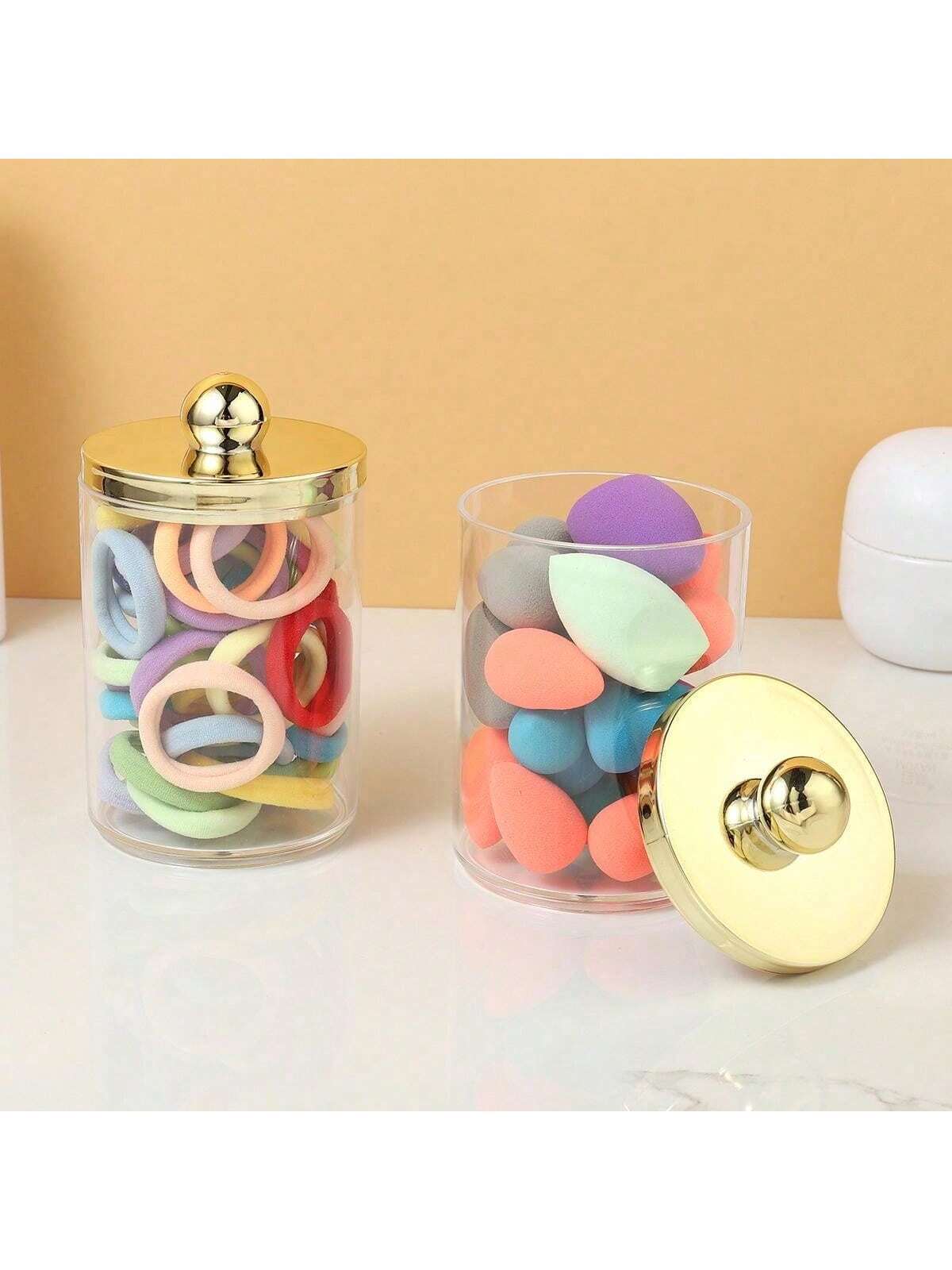 Clear Qtip Storage Organizer