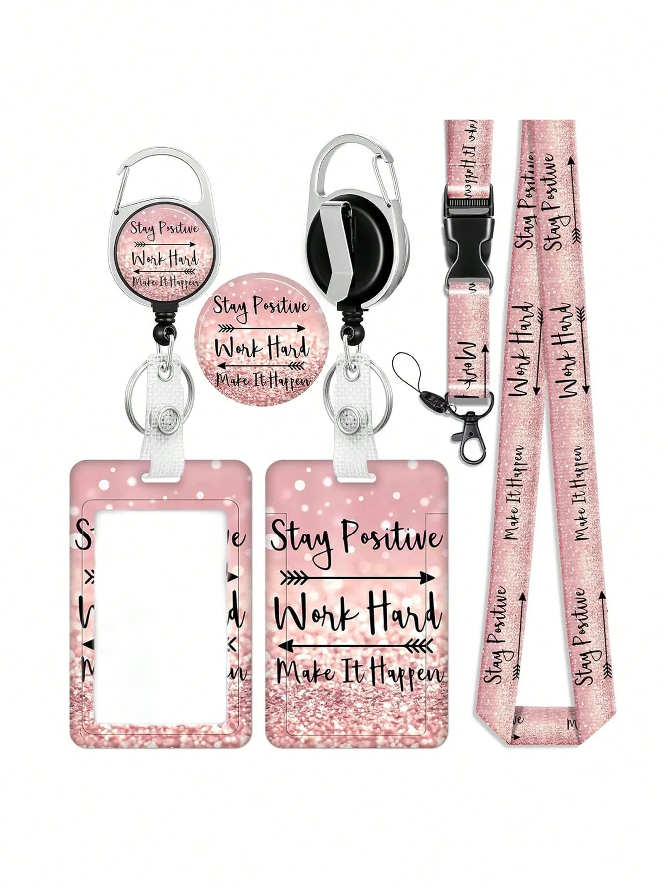Inspirational Badge Holder Lanyard