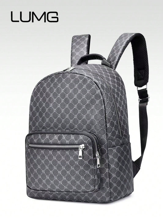 Men's Geometric Laptop Backpack