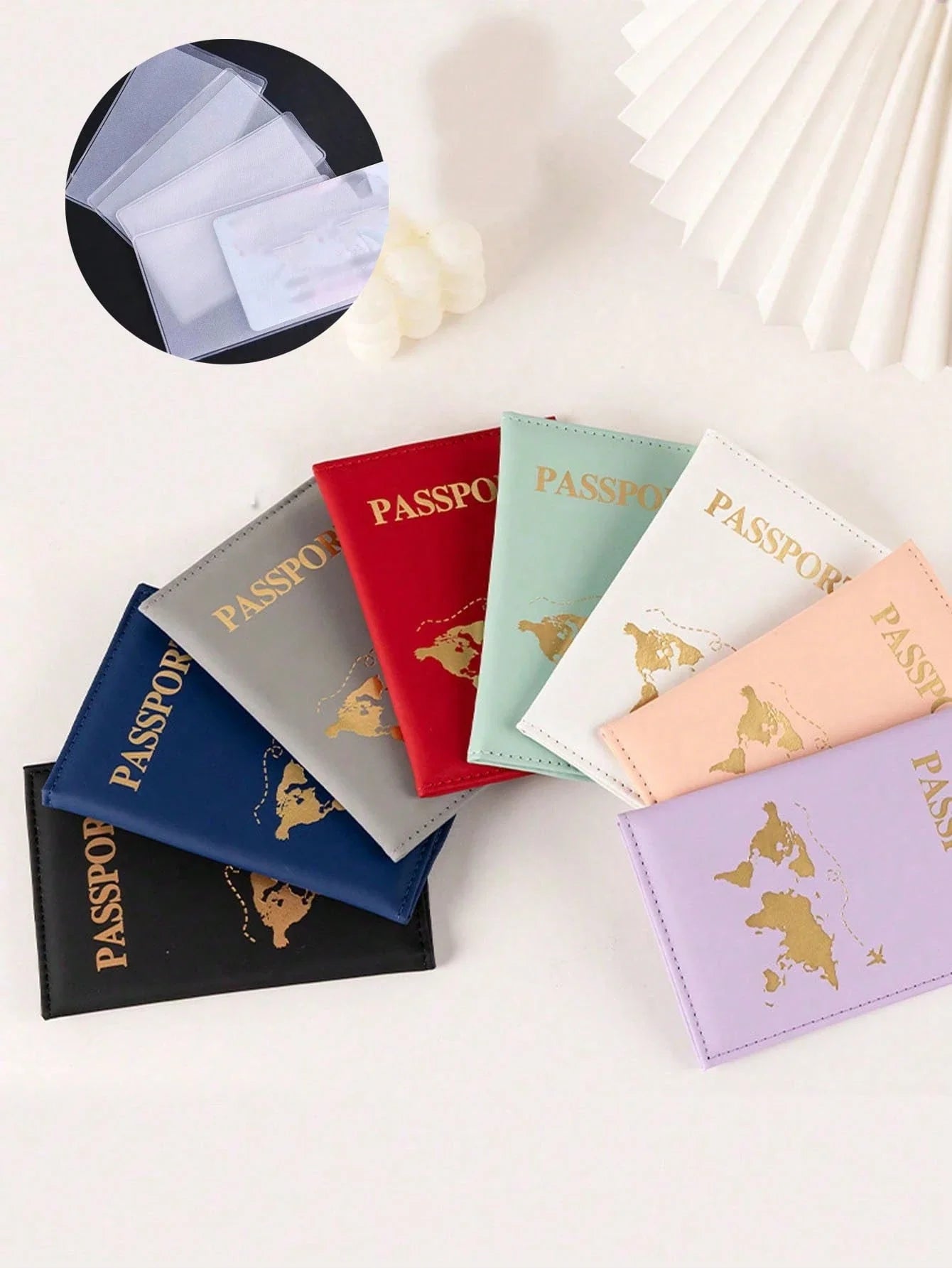 Couple Travel Passport Holder