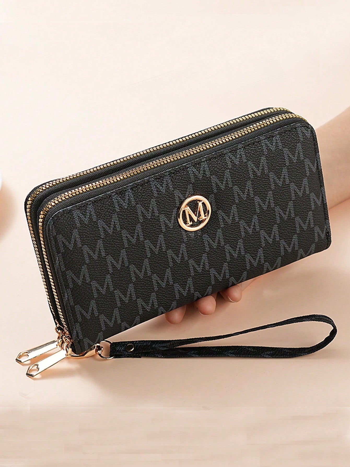 Vintage Print Phone Wallet