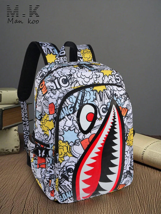 Shark Mouth Camo Backpack