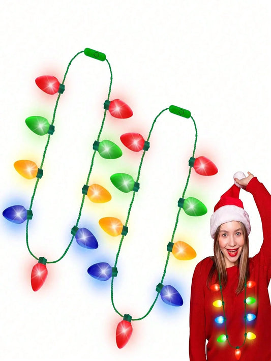 LED Christmas Party Necklace