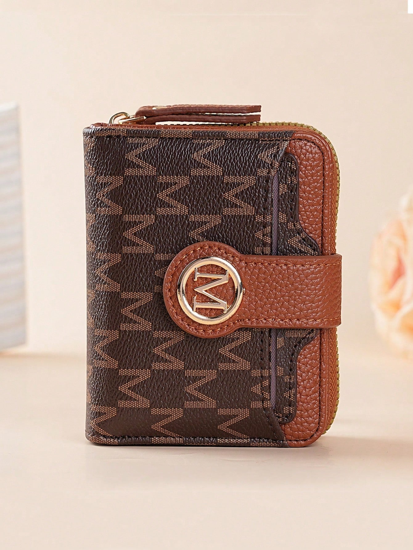 Retro Lychee Pattern Wallet