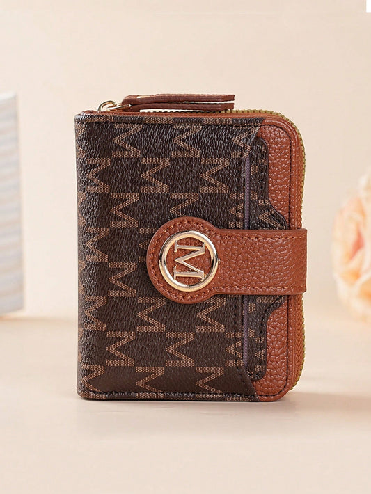 Retro Lychee Pattern Wallet