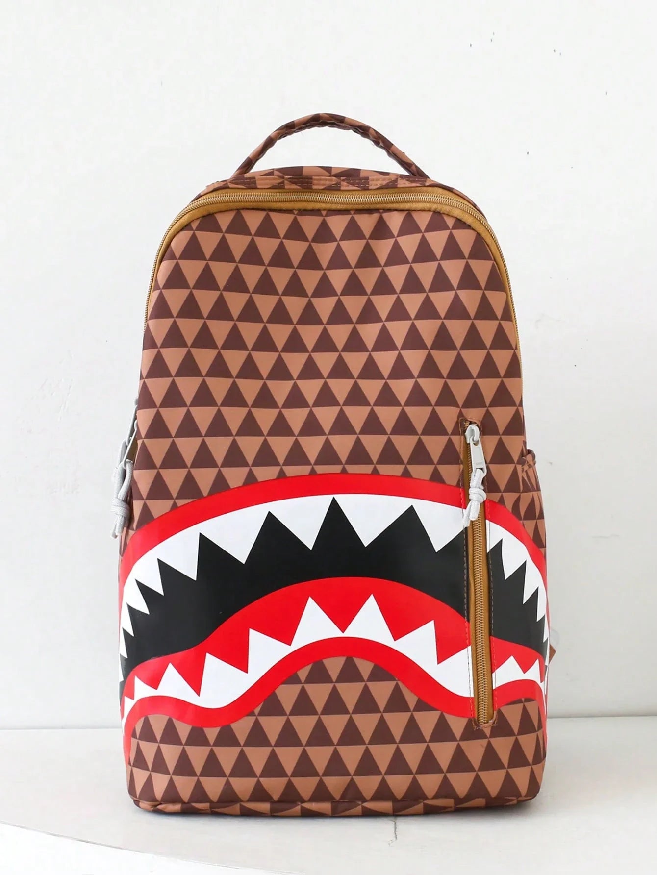 Shark Print Shoulder Bag