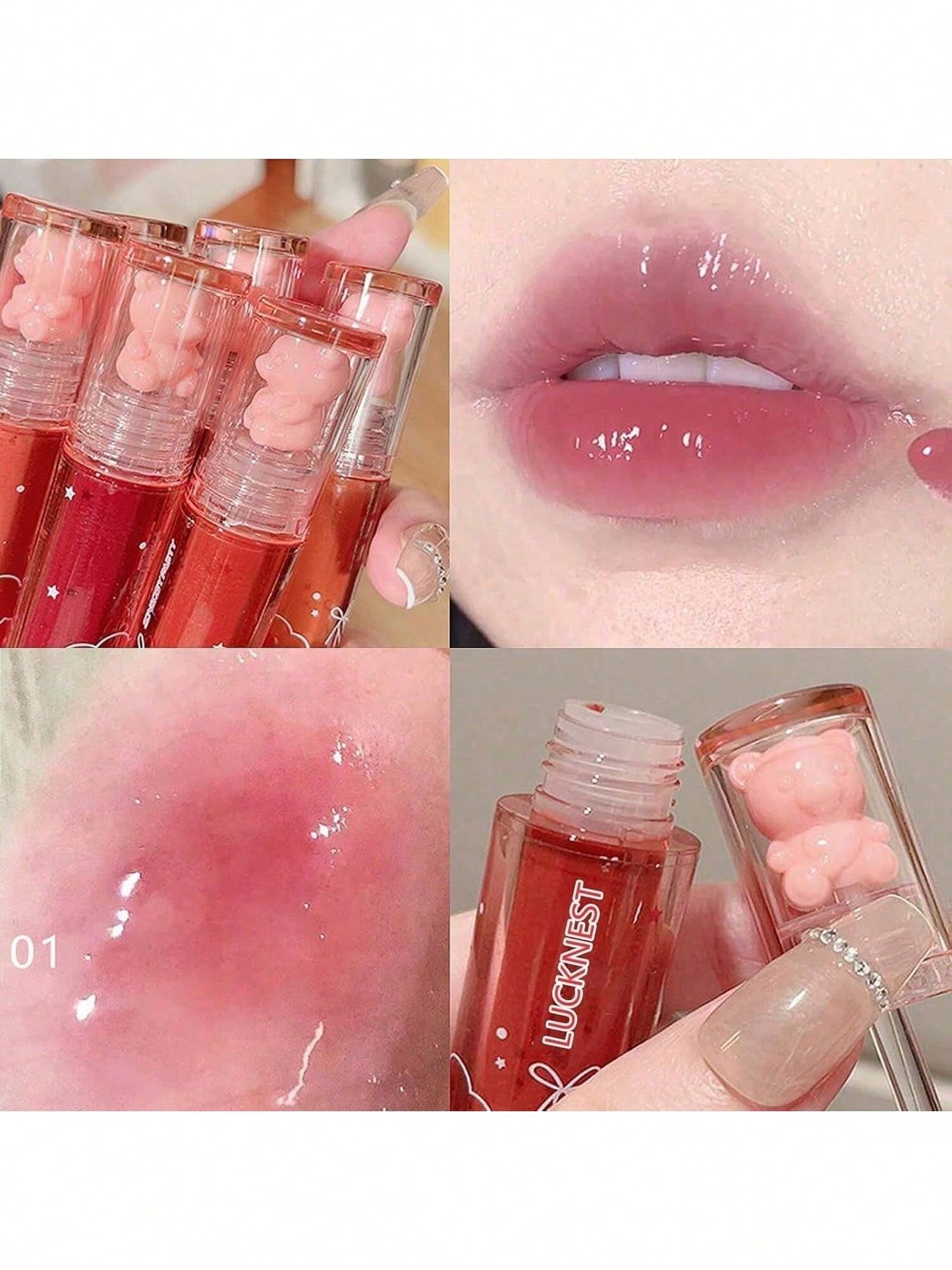 Six-Color Shiny Lip Gloss