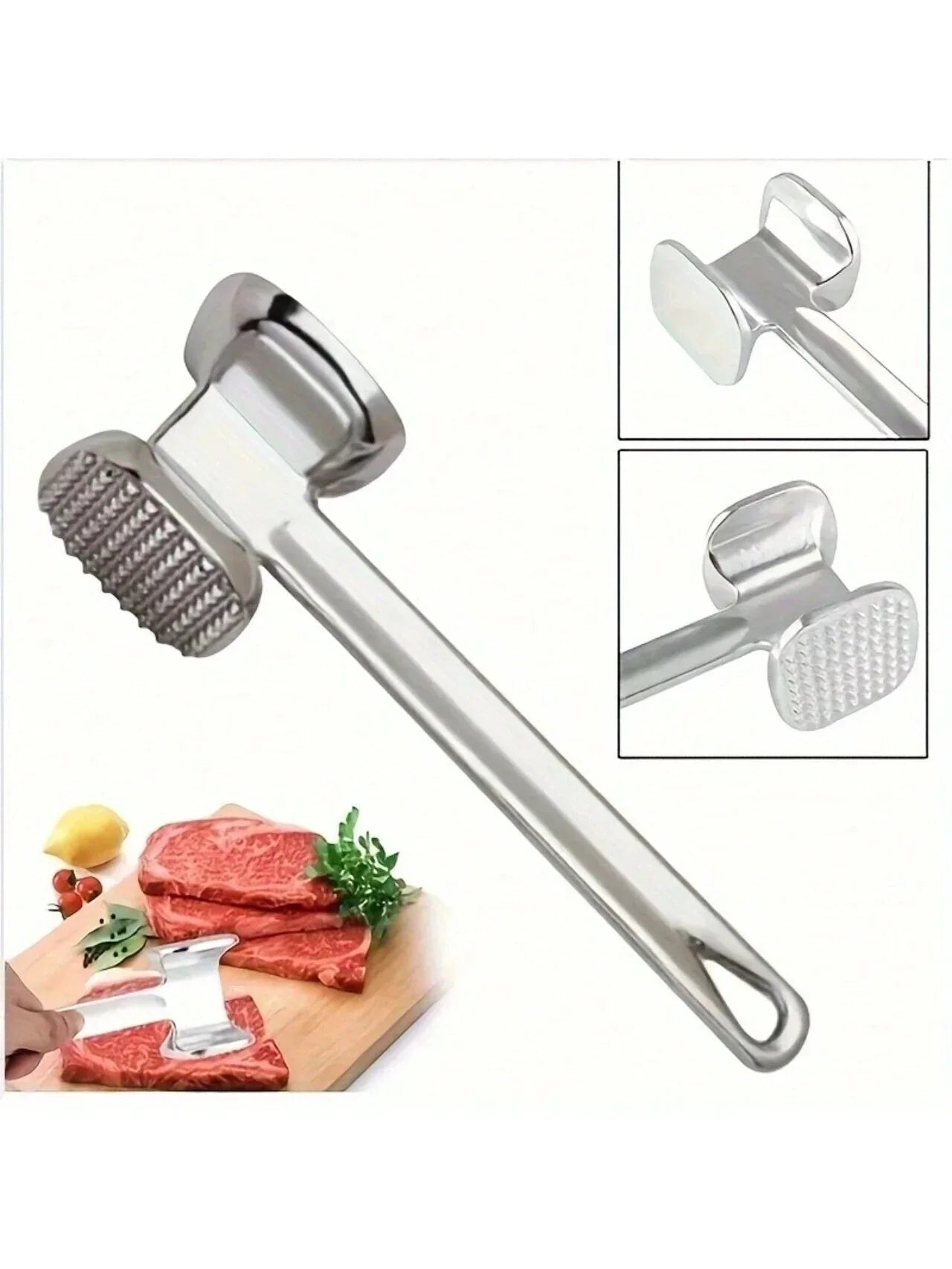 Double-Sided Meat Tenderizer Mallet