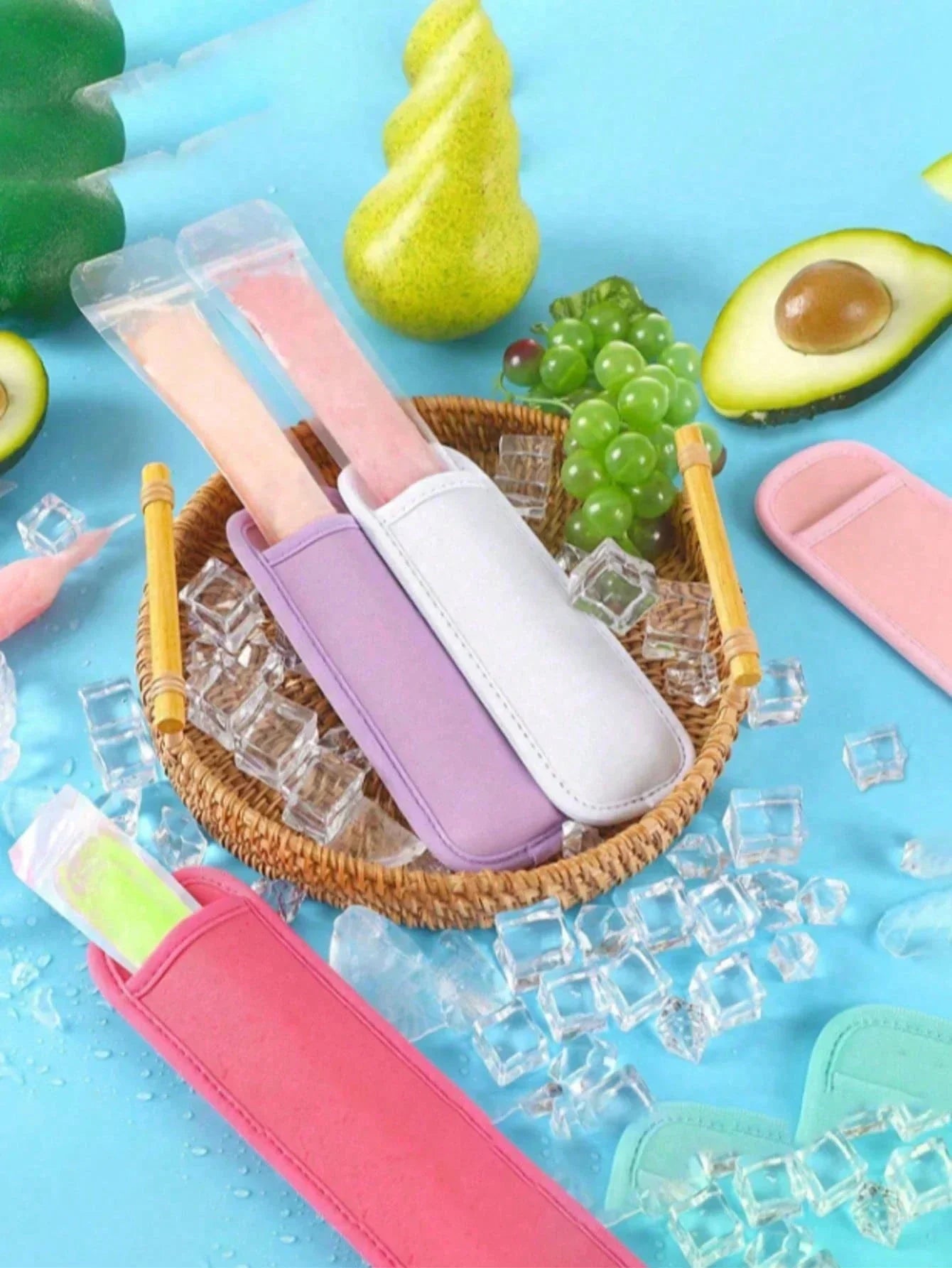 Reusable Neoprene Popsicle Holders